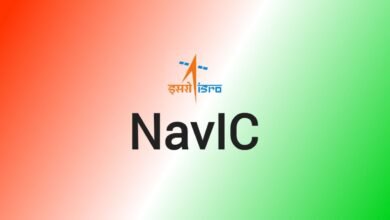 ISRO and NavIC logo