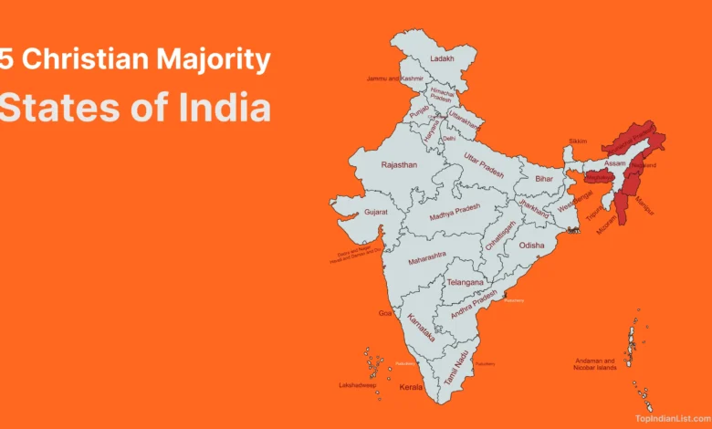 Christian Majority States of India