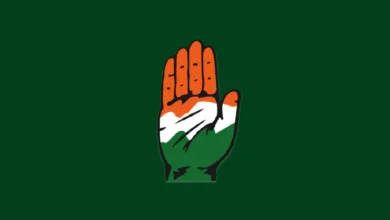 Indian National Congress logo with green background